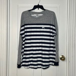 Victoria’s Secret PINK Sequin Striped Tee